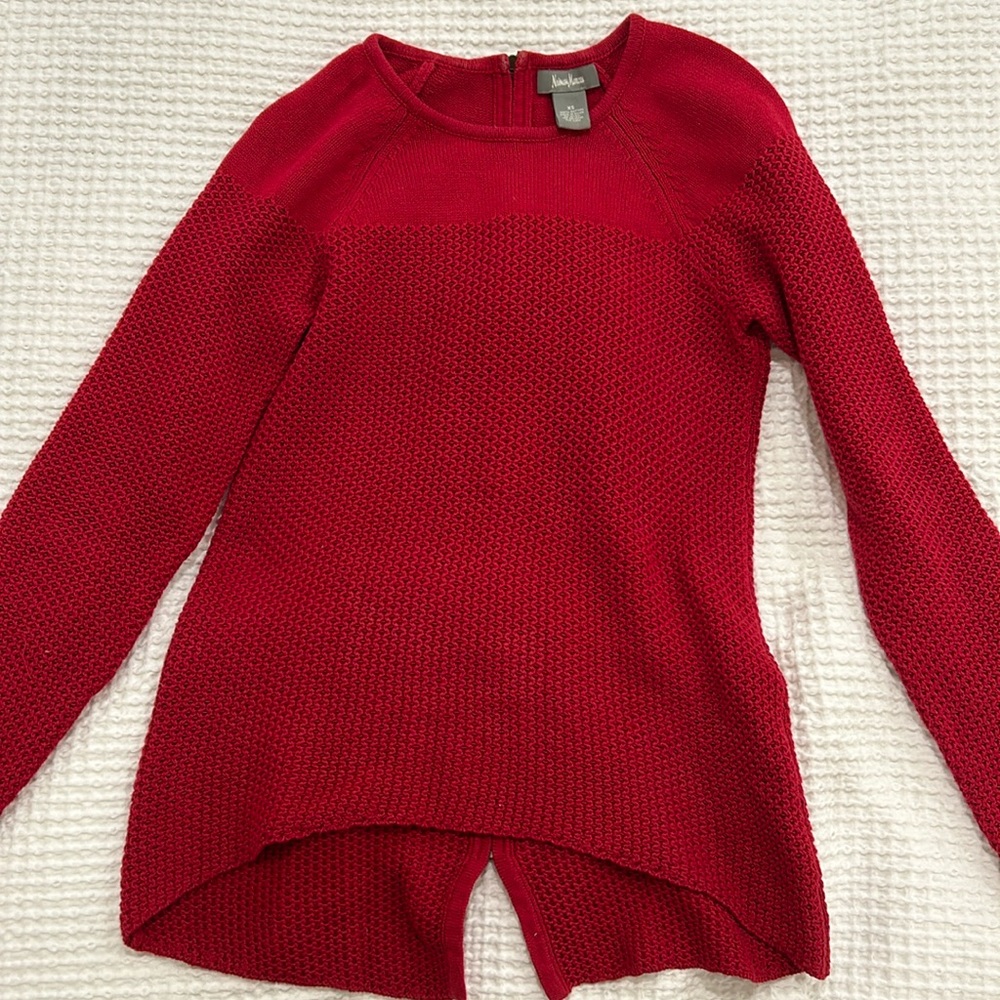Neiman Marcus cotton sweater top